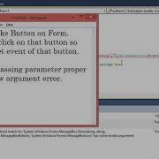 How To Create MessageBox How To Create A Message Box With YES No Choices And A DialogResult