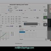 Spring Load Testing Machine