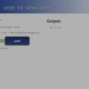 Classes Part 8 Void Vs Non Void Java