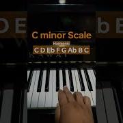 C Minor Scale Harmonic Piano Tutorial