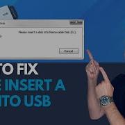 How To Fix Please Insert A Disk Into USB Drive