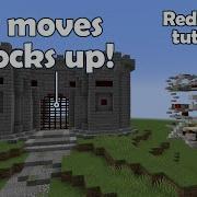 How To Build An Actually Working Big Castle Gate Minecraft Redstone Tutorial