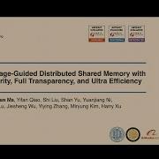 OSDI 24 DRust Language Guided Distributed Shared Memory With Fine Granularity Full
