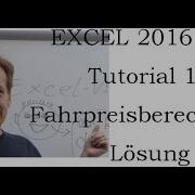 Excel VBA Tutorial 12 Fahrpreisberechnung Lösung