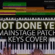 Not Done Yet MainStage Patch Keyboard Cover Vertical Worship