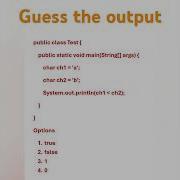 Daily Java Interview Questions Guess The Output Java Shorts