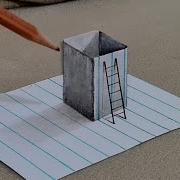 Easy 3d Drawing On Paper For Beginner