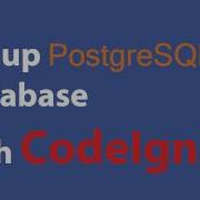 How To Connect PostgreSQL With CodeIgniter