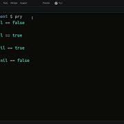 1 Use Nil As A Boolean In Ruby
