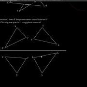 ES1 Piercing Point Line Of Intersection And Isometric To Multiview Projections