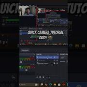 Как добавить камеру в OBS Studios шорты урок