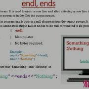 Manipulators In C Endl Ends Setw Setfill Setprecision Setbase Setiosflags