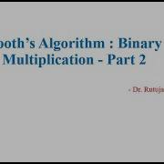 Booth S Algorithm Binary Multiplication Part 2 Computer Organization Binary Multiplication