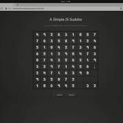 Sudoku Game Code Driven HTML CSS JAVASCRIPT