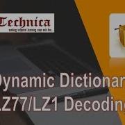 3 Dynamic Dictionary LZ77 LZ1 Decoding