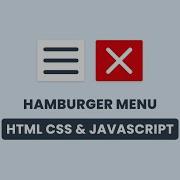 Animated Hamburger Menu In HTML CSS JavaScript