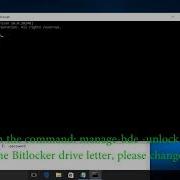Unlock Bitlocker Drive From Command Prompt Without Recovery Key