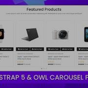 How To Make Product Slider Using Bootstrap 5 Owl Carousel Slider In Easy Steps