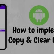 How To Create Copy And Clear Button In Android Studio Codekv Kushvyas