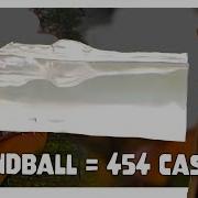 60 Caliber Round Ball Ballistic Gel Test Flintlock NorthWest Trade Gun