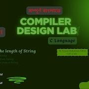 Lecture 1 2 Compiler Design Lab Count Length From A String In C Step By Step Explanation