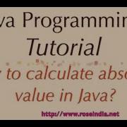 How To Calculate Absolute Value In Java
