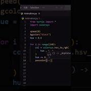 Spiral Design Using Python Turtle Python Shorts