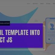 1 0 Convert HTML Template Into React JS