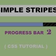 Stripes Progress Bar Using Only HTML CSS Pure HTML CSS Tutorial CodeWithTanmay
