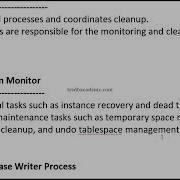 Background Process Oracle