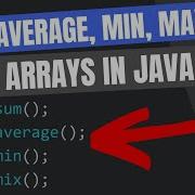 How To CALCULATE The SUM AVERAGE MINIMUM AND MAXIMUM Using ARRAYS In Java
