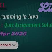 Programming In Java NPTEL Swayam Week 1 Assignment 1 Solution
