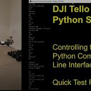 DJI Tello Control Using Python Command Line Quick Test