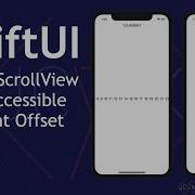 SwiftUI Custom Scroll View With Accessible Content Offset