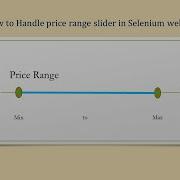 How To Handle Price Range Slider In Selenium WebDriver