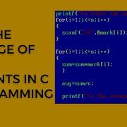 Find The Average Of Array Elements In C Programming Cprogramming College Cpp Avrage