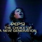 Michael Jackson PEPSI Publicidad TV USA 1987 The Choice Of A New Generation