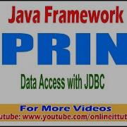 Java Framework Tutorial Data Access With JDBC Onlineit Tutorials