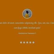 Responsive CSS Testimonial Slider