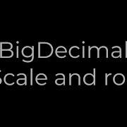 Java BigDecimal SetScale And Round 5solution
