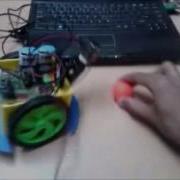 Image Processing Ball Following Robot MatLab AVR Mcu Webcam Serial Communication