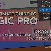 Logic Pro 24 Drag Modes X Fade Overlap No Overlap Regions Shuffle Editing