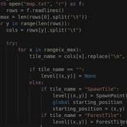 Python Text Based Game Part 1 Making A Map And Loading Its Tiles