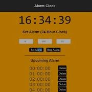 Alarm Clock Using Vanilla JS