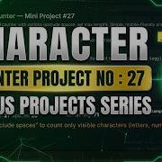 Character Counter JavaScript Project Real Time Character Word Counter Project 27 Coding