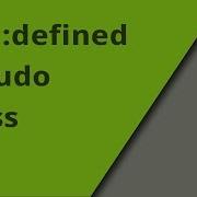 Uses For The CSS Defined Pseudo Class