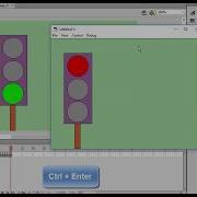 Adobe Flash Professional Animation 4 Traffic Lights Frames Practice