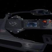 USS Saratoga Miranda Class Flyby Star Trek