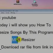 How To Resize Any Mp3 File