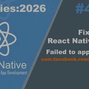 Fix React Native Error Failed To Apply Plugin Com Facebook React Rootproject Series 2026
